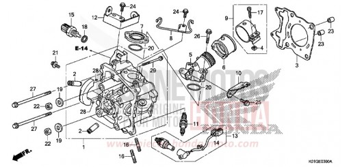 CYLINDER HEAD SH125ADG de 2016
